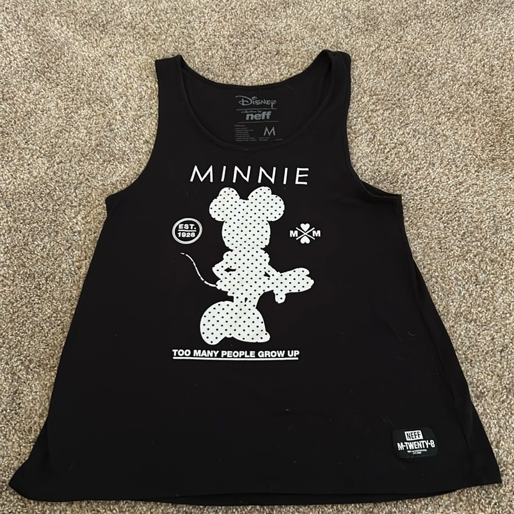 Disney collection by NEFF tank top with Minnie Mouse on it. SZ: M